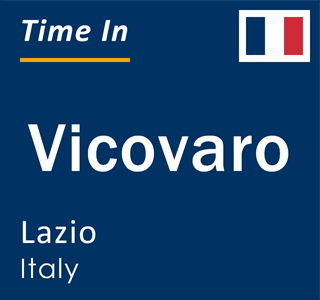 Current local time in Vicovaro, Lazio, Italy