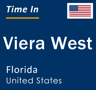 Current local time in Viera West, Florida, United States