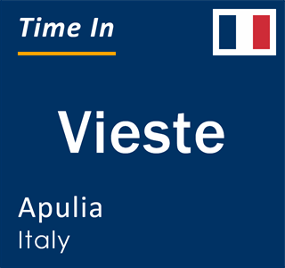 Current local time in Vieste, Apulia, Italy