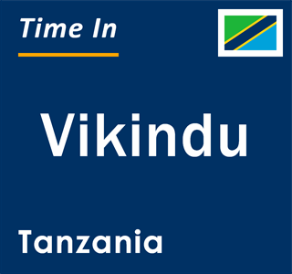 Current local time in Vikindu, Tanzania