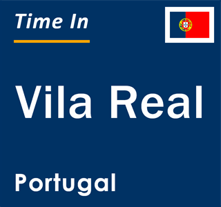 Current local time in Vila Real, Portugal