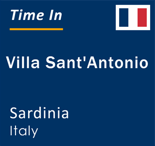 Current local time in Villa Sant'Antonio, Sardinia, Italy