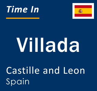 Current local time in Villada, Castille and Leon, Spain