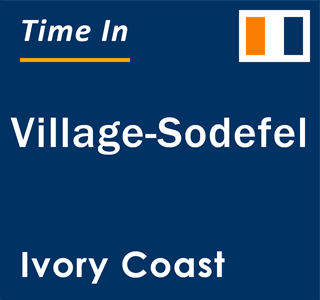 Current local time in Village-Sodefel, Ivory Coast