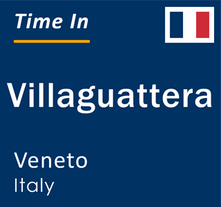 Current local time in Villaguattera, Veneto, Italy