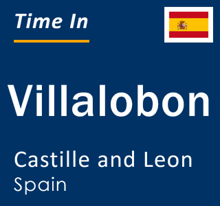 Current local time in Villalobon, Castille and Leon, Spain