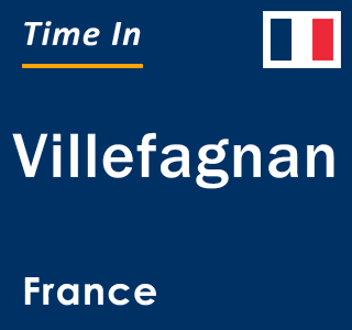 Current local time in Villefagnan, France