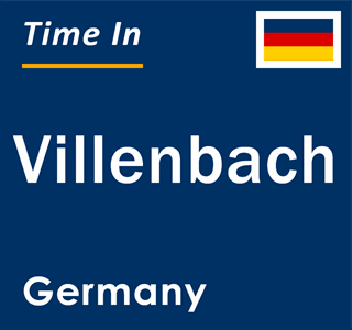 Current local time in Villenbach, Germany