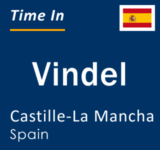 Current local time in Vindel, Castille-La Mancha, Spain