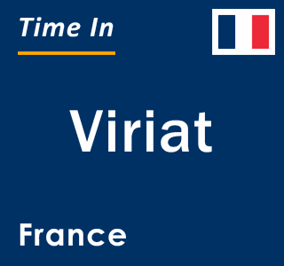 Current local time in Viriat, France