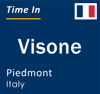 Current local time in Visone, Piedmont, Italy