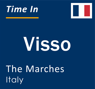 Current local time in Visso, The Marches, Italy