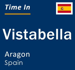 Current local time in Vistabella, Aragon, Spain