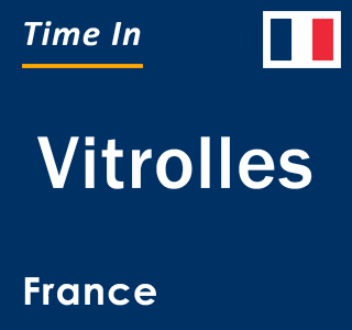 Current local time in Vitrolles, France