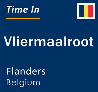 Current local time in Vliermaalroot, Flanders, Belgium