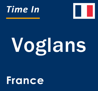 Current local time in Voglans, France