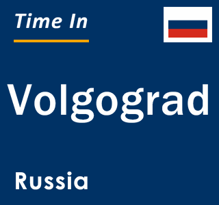 Current local time in Volgograd, Russia