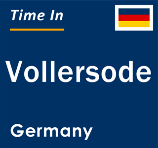 Current local time in Vollersode, Germany