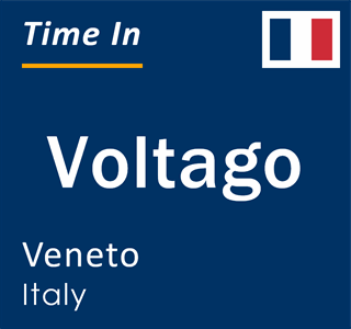 Current local time in Voltago, Veneto, Italy