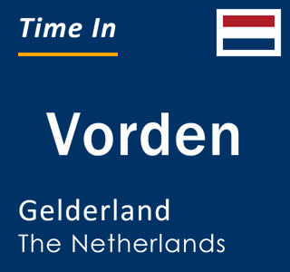 Current local time in Vorden, Gelderland, The Netherlands