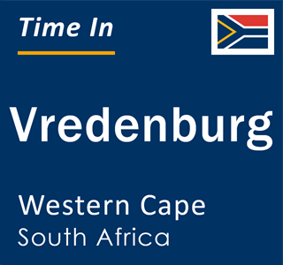 Current local time in Vredenburg, Western Cape, South Africa