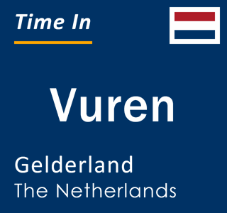 Current local time in Vuren, Gelderland, The Netherlands