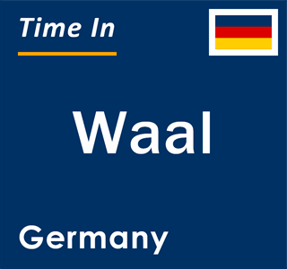 Current local time in Waal, Germany