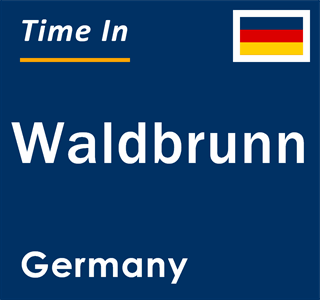 Current local time in Waldbrunn, Germany