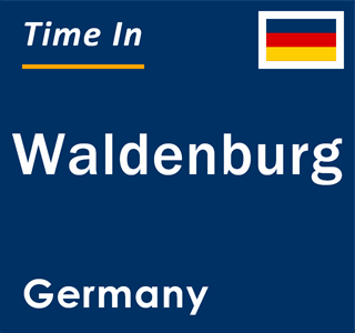 Current local time in Waldenburg, Germany