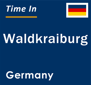 Current local time in Waldkraiburg, Germany