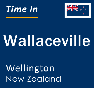 Current local time in Wallaceville, Wellington, New Zealand