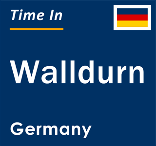 Current local time in Walldurn, Germany