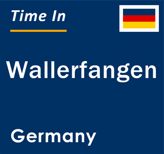 Current local time in Wallerfangen, Germany