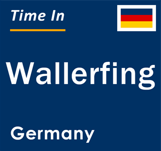 Current local time in Wallerfing, Germany