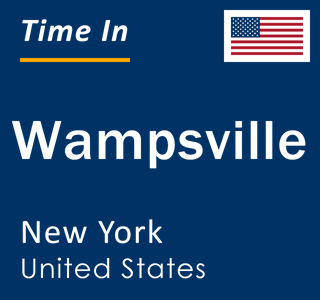 Current local time in Wampsville, New York, United States