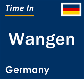 Current local time in Wangen, Germany