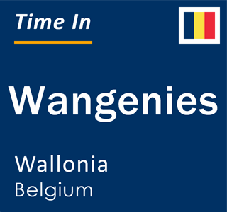 Current local time in Wangenies, Wallonia, Belgium