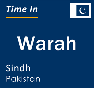 Current local time in Warah, Sindh, Pakistan