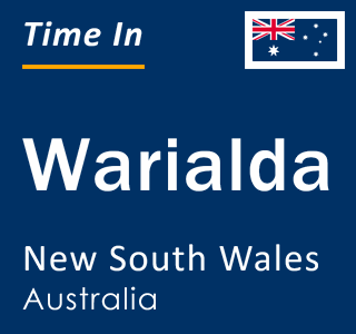 Current local time in Warialda, New South Wales, Australia