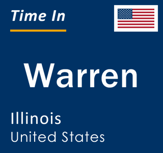 Current local time in Warren, Illinois, United States