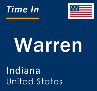 Current local time in Warren, Indiana, United States