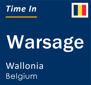 Current local time in Warsage, Wallonia, Belgium