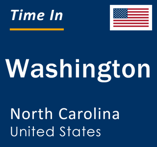 Current local time in Washington, North Carolina, United States