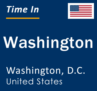 Current local time in Washington, Washington, D.C., United States