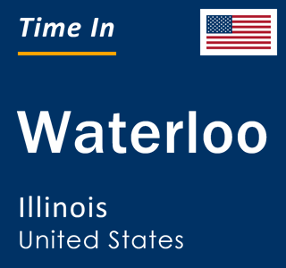 Current local time in Waterloo, Illinois, United States