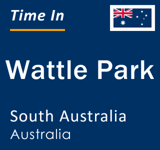 Current local time in Wattle Park, South Australia, Australia