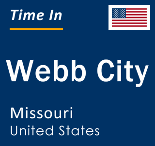 Current local time in Webb City, Missouri, United States