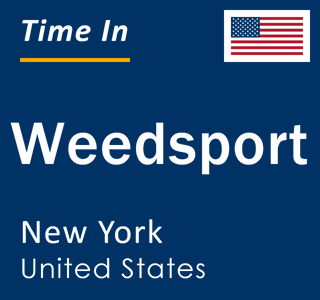 Current local time in Weedsport, New York, United States