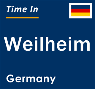 Current local time in Weilheim, Germany