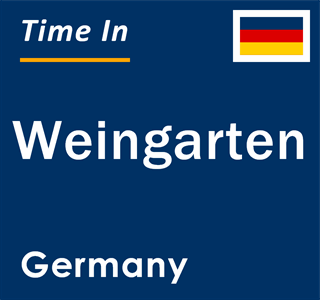 Current local time in Weingarten, Germany